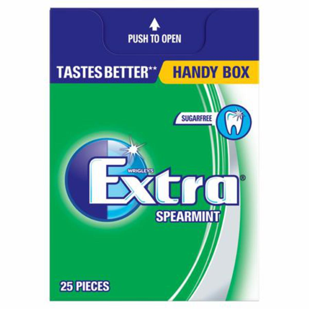 WRIGLEYS EXTRA SPEARMINT HANDY BOX 25'S